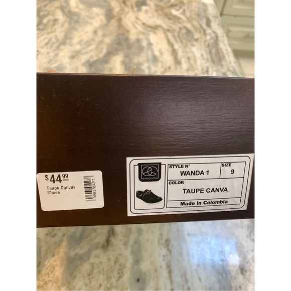 Taupe Canvas Shoes Size 9 #shoes #casual shoes - Picture 8 of 9